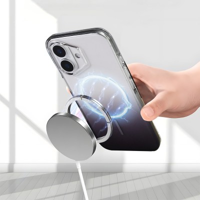 Apple iPhone 17 Case Zore Septic Silicone Cover M-Safe Charging Feature - 22