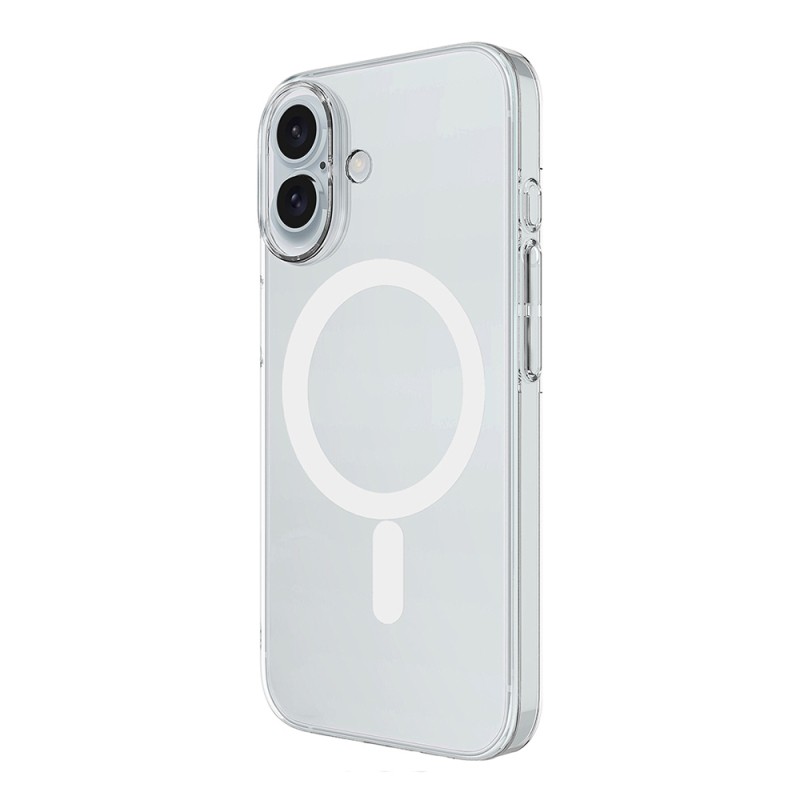 Apple iPhone 17 Kamera Korumalı M-Safe Şarj Özellikli Şeffaf Zore London Sert PC Kapak - 4