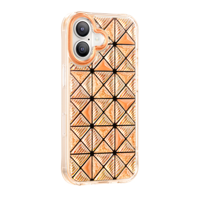 Apple iPhone 17 Kılıf 3D Buz Blok Desenli Zore Paris Kairo TPU Kapak - Zore Paris