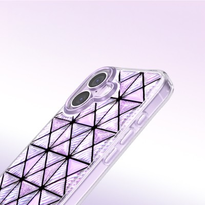 Apple iPhone 17 Kılıf 3D Buz Blok Desenli Zore Paris Kairo TPU Kapak - 23