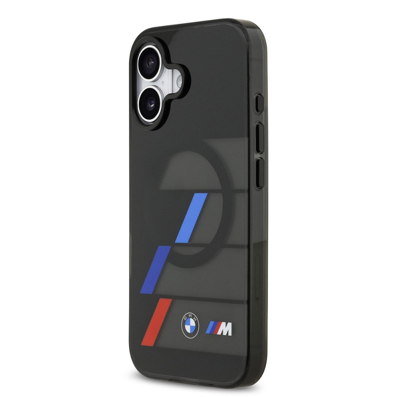 Apple iPhone 17 Kılıf BMW Orjinal Lisanslı M-safe Şarj Özellikli IML Baskılı Üç Renkli M Dizayn Kapak - 3