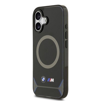 Apple iPhone 17 Kılıf BMW Orjinal Lisanslı M-safe Şarj Özellikli Metal Buton Tasarımlı IML Baskılı M Dizayn Kapak - 3