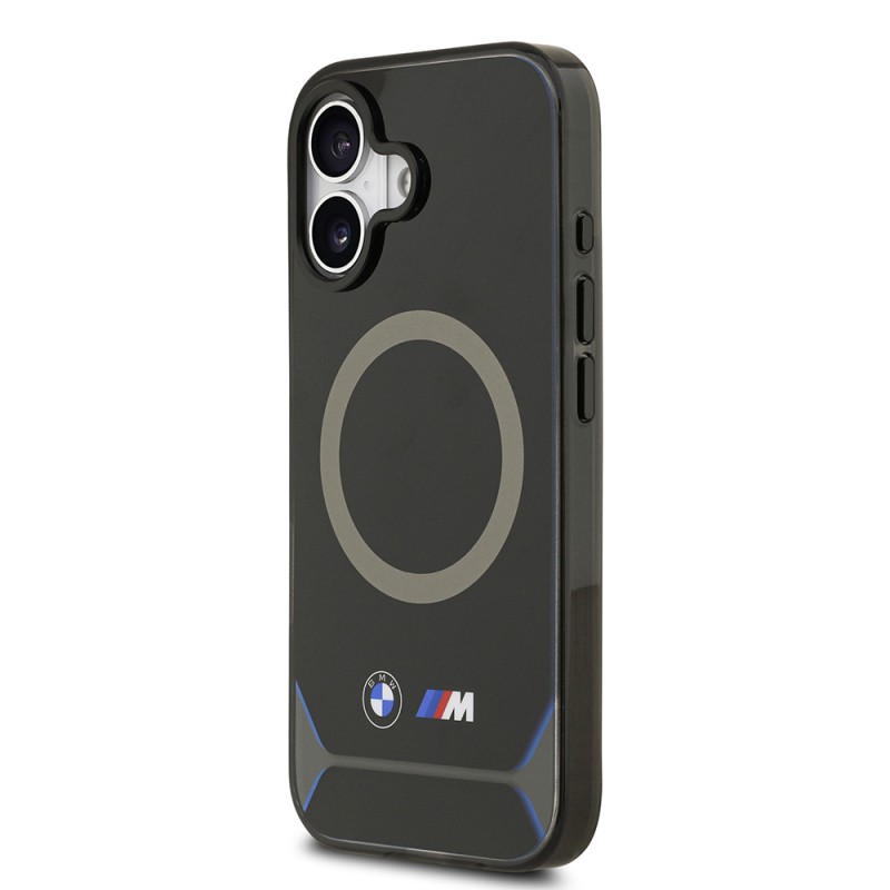 Apple iPhone 17 Kılıf BMW Orjinal Lisanslı M-safe Şarj Özellikli Metal Buton Tasarımlı IML Baskılı M Dizayn Kapak - 3