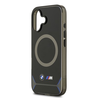 Apple iPhone 17 Kılıf BMW Orjinal Lisanslı M-safe Şarj Özellikli Metal Buton Tasarımlı IML Baskılı M Dizayn Kapak - 7