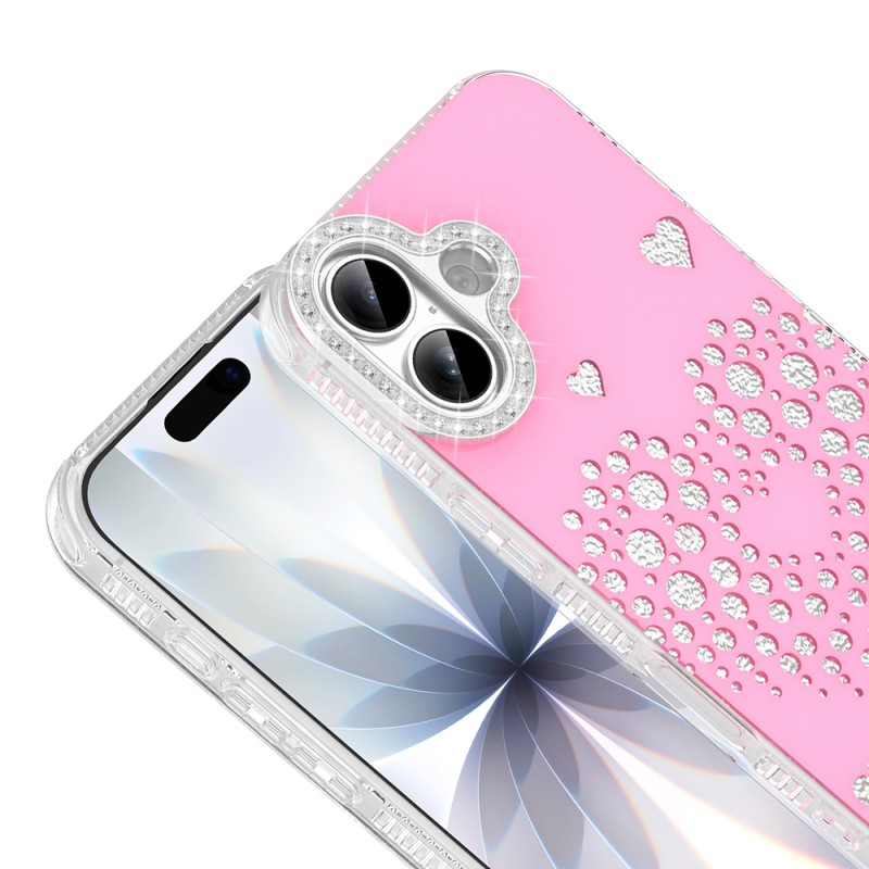 Apple iPhone 17 Kılıf Damla Taşlı Zore Rivas Sert PC Kapak - 7