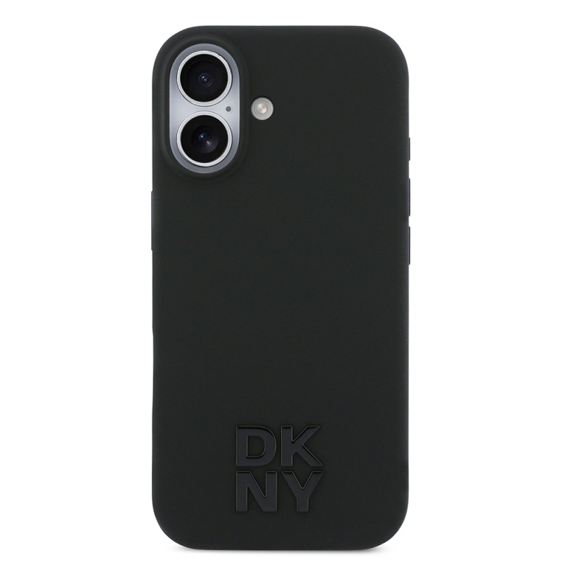 Apple iPhone 17 Kılıf DKNY Orjinal Lisanslı M-safe Şarj Özellikli Metal Logolu Silikon Kapak - 4
