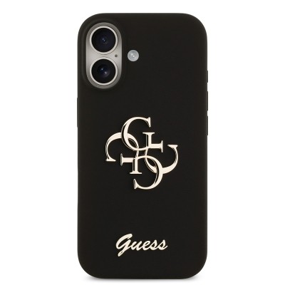 Apple iPhone 17 Kılıf Guess Orjinal Lisanslı Grained Yazı Logolu Kapak - 7