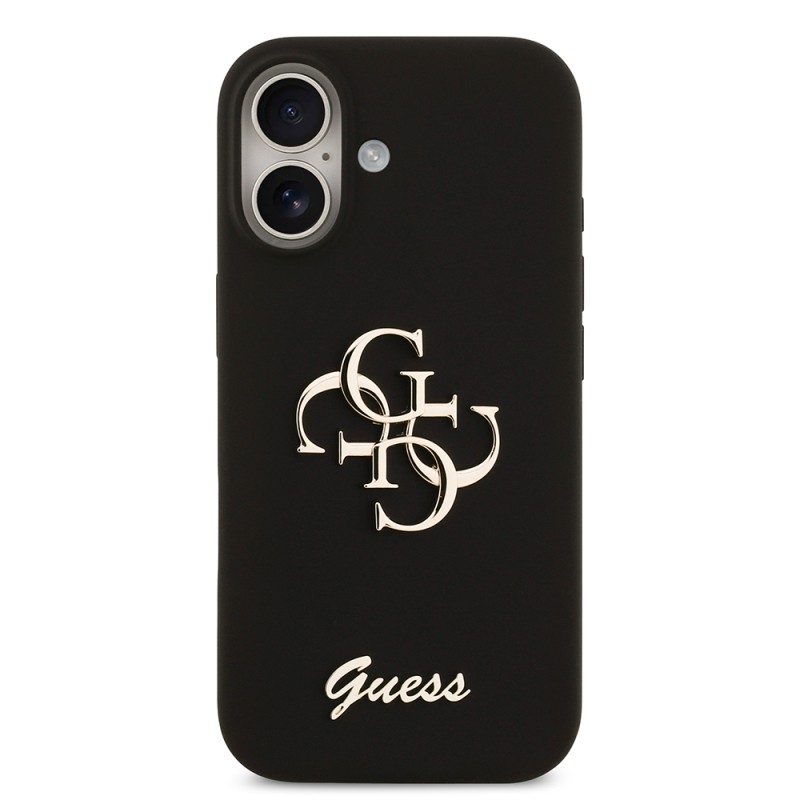 Apple iPhone 17 Kılıf Guess Orjinal Lisanslı Grained Yazı Logolu Kapak - 7