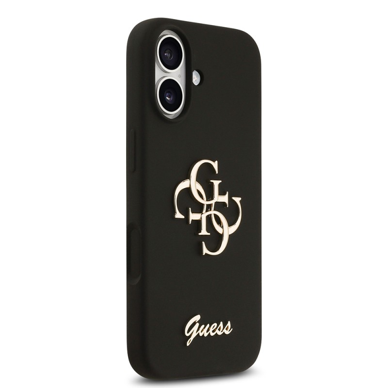 Apple iPhone 17 Kılıf Guess Orjinal Lisanslı Grained Yazı Logolu Kapak - 8