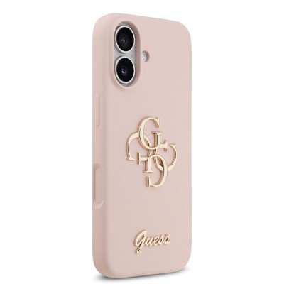 Apple iPhone 17 Kılıf Guess Orjinal Lisanslı Grained Yazı Logolu Kapak - 15
