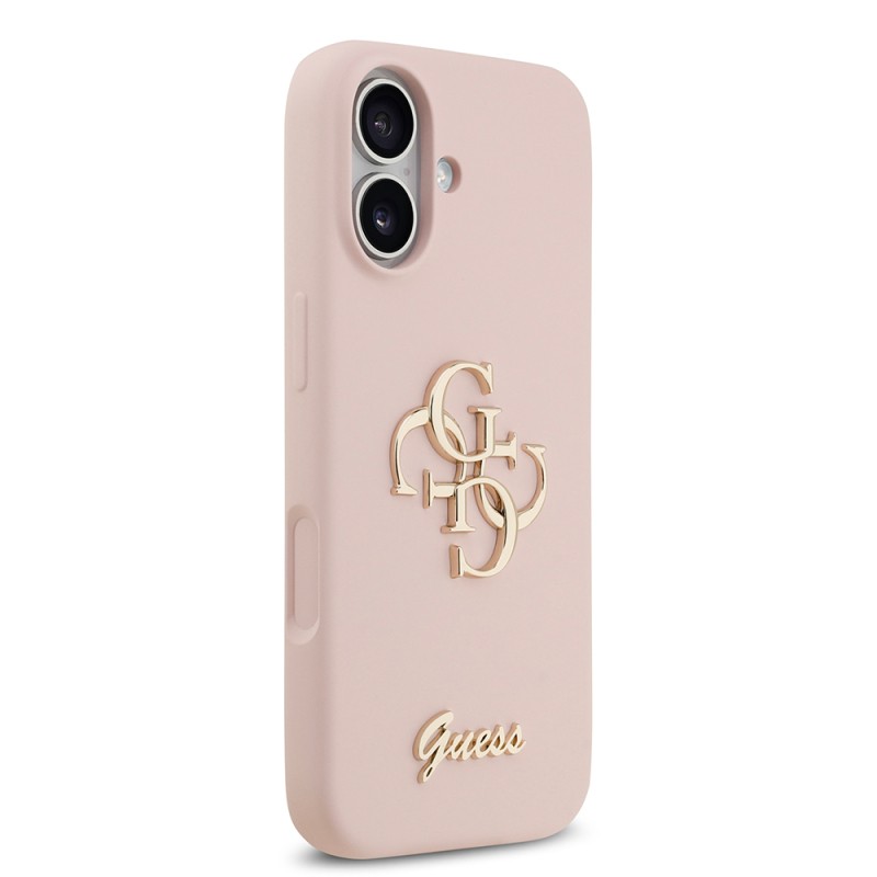 Apple iPhone 17 Kılıf Guess Orjinal Lisanslı Grained Yazı Logolu Kapak - 15