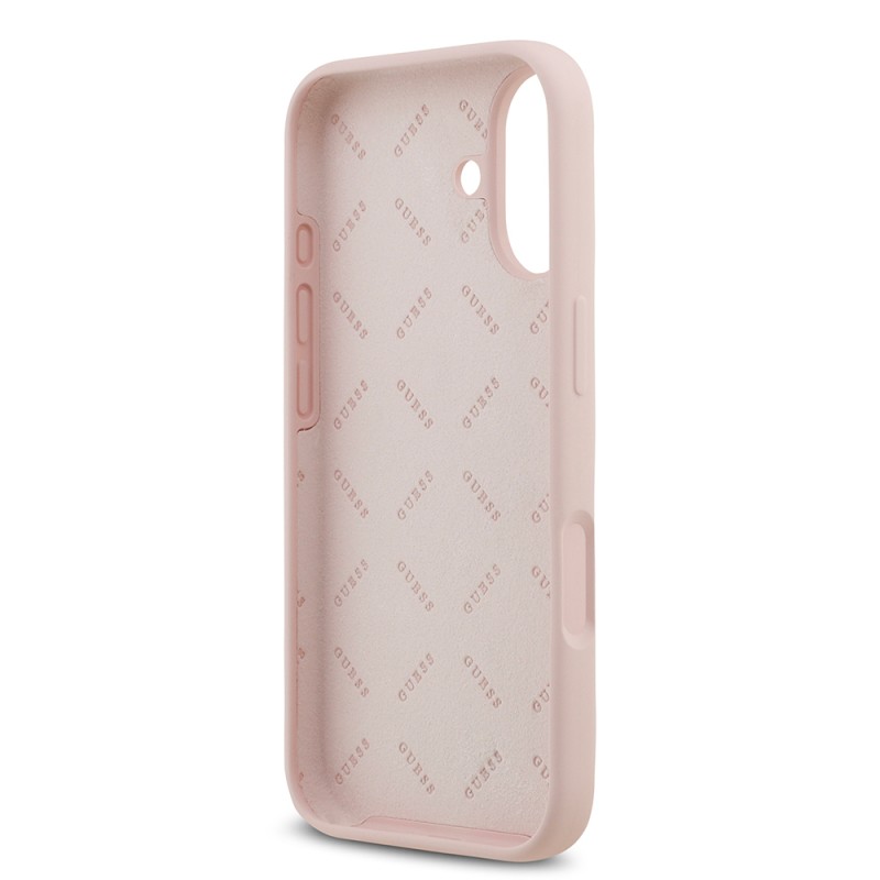Apple iPhone 17 Kılıf Guess Orjinal Lisanslı Grained Yazı Logolu Kapak - 18
