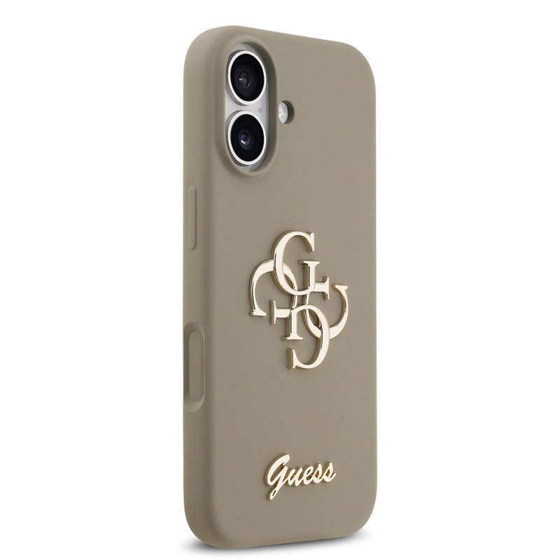 Apple iPhone 17 Kılıf Guess Orjinal Lisanslı Grained Yazı Logolu Kapak - 22