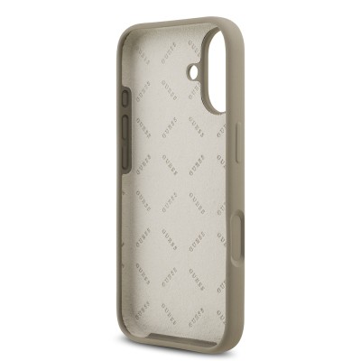 Apple iPhone 17 Kılıf Guess Orjinal Lisanslı Grained Yazı Logolu Kapak - 25