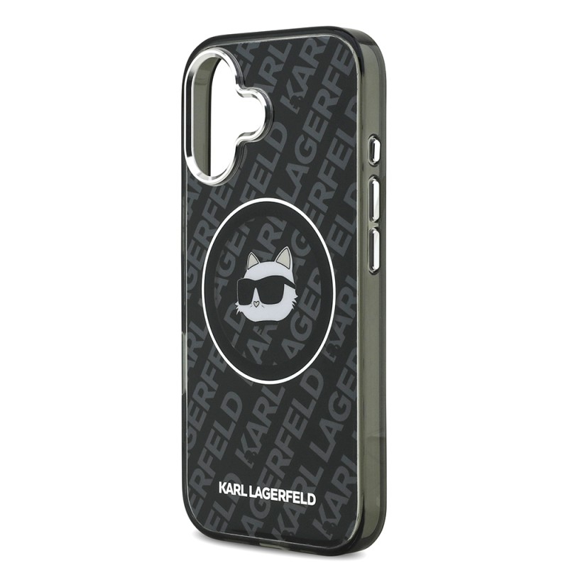 Apple iPhone 17 Kılıf Karl Lagerfeld Orjinal Lisanslı IML Baskılı Choupette Heads Kapak - 7