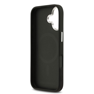 Apple iPhone 17 Kılıf Karl Lagerfeld Orjinal Lisanslı M-safe Şarj Özellikli Metal Kamera ve Buton Tasarımlı Paris RSG PU Deri Kapak - 8