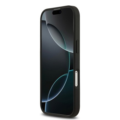 Apple iPhone 17 Kılıf Lacoste Orjinal Lisanslı M-safe Şarj Özellikli PU Deri Tasarımlı Kartlıklı Karışık Monogram Desenli Kapak - 17