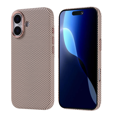 Apple iPhone 17 Kılıf M-safe Şarj Özellikli Karbon Fiber Görünümlü Zore Nekst Kapak - Zore