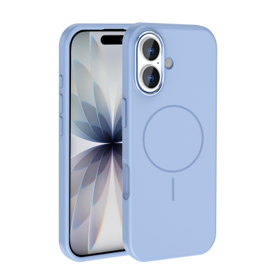 Apple iPhone 17 Kılıf M-Safe Şarj Özellikli Metal Kamera Çerçeveli Zore Edi Silikon Kapak - Zore