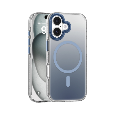 Apple iPhone 17 Kılıf M-safe Şarj Özellikli Sararmaya Karşı Dayanıklı Mutural Icesense Serisi Kapak - Mutural