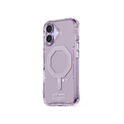 Apple iPhone 17 Kılıf M-safe Şarj Özellikli Şeffaf Airbag Tasarımlı Skinarma Saido Mag-Charge Kapak - 7