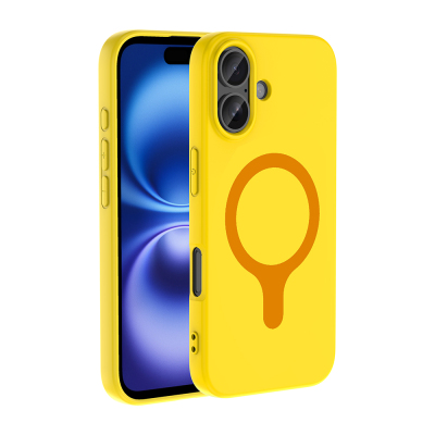 Apple iPhone 17 Kılıf M-Safe Şarj Özellikli Zore Aris Silikon Kapak - Zore