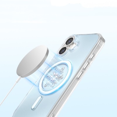 Apple iPhone 17 Kılıf M-Safe Şarj Özellikli Zore Paris Mova Sert PC Kapak - 8