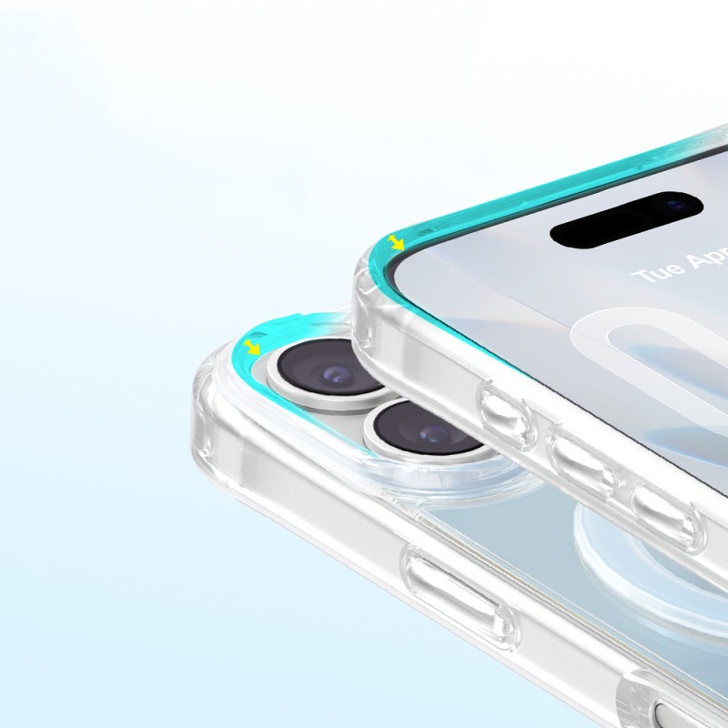 Apple iPhone 17 Kılıf M-Safe Şarj Özellikli Zore Paris Mova Sert PC Kapak - 9