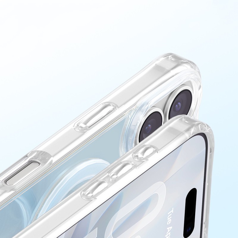 Apple iPhone 17 Kılıf M-Safe Şarj Özellikli Zore Paris Mova Sert PC Kapak - 11