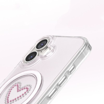 Apple iPhone 17 Kılıf M-Safe Şarj Özellikli Zore Paris Mova Sert PC Kapak - 14