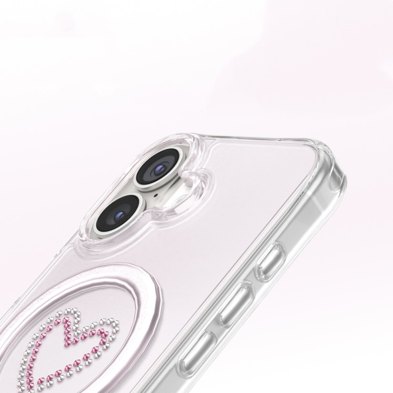 Apple iPhone 17 Kılıf M-Safe Şarj Özellikli Zore Paris Mova Sert PC Kapak - 14