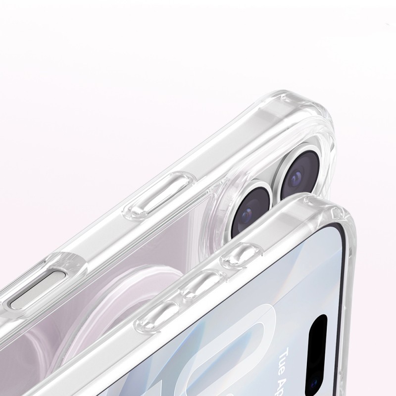 Apple iPhone 17 Kılıf M-Safe Şarj Özellikli Zore Paris Mova Sert PC Kapak - 18