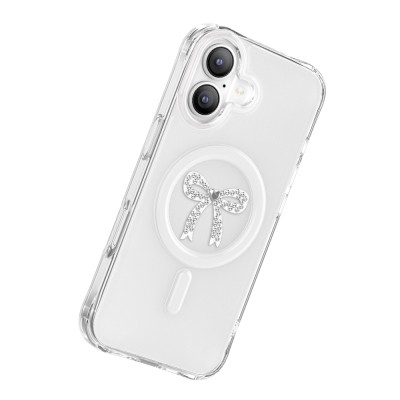 Apple iPhone 17 Kılıf M-Safe Şarj Özellikli Zore Paris Mova Sert PC Kapak - 20