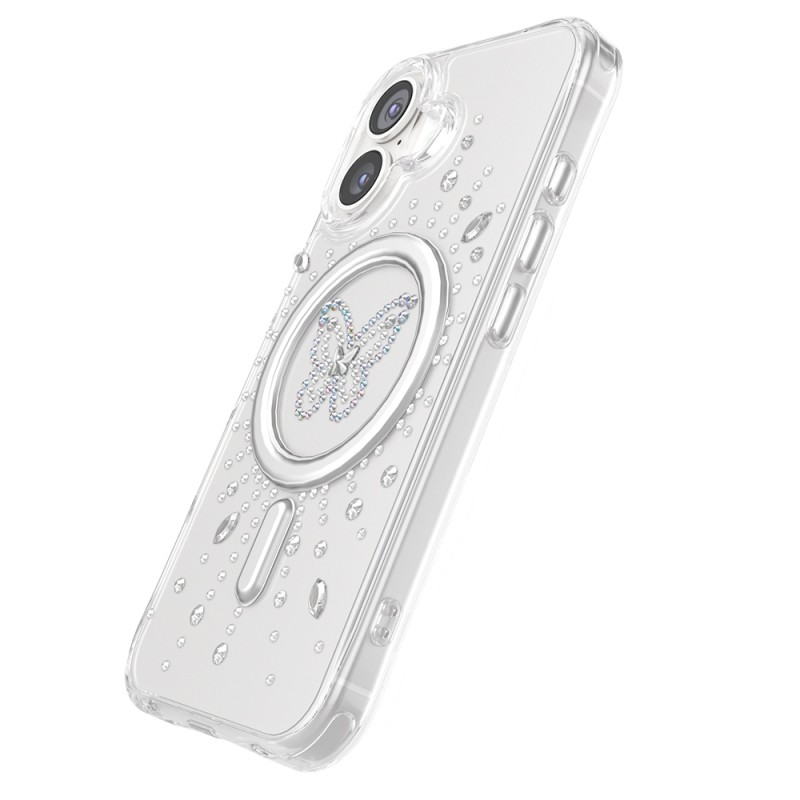 Apple iPhone 17 Kılıf M-Safe Şarj Özellikli Zore Paris Mova Sert PC Kapak - 26