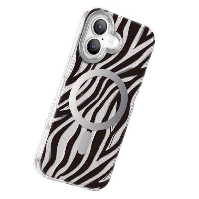 Apple iPhone 17 Kılıf M-Safe Şarj Özellikli Zore Paris Veyro TPU Kapak - 20