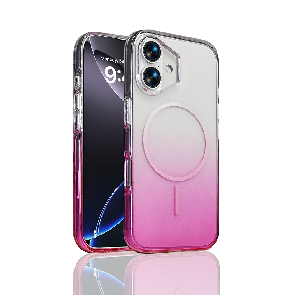 iPhone 17 Kılıf M-Safe Şarj Özellikli Zore Septik Silikon Kapak - Mor