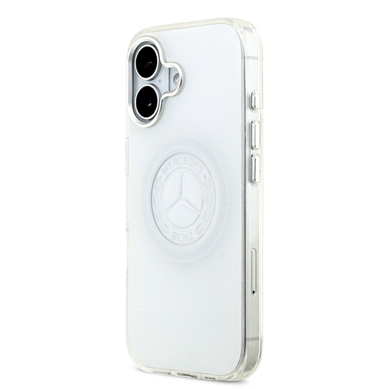 Apple iPhone 17 Kılıf Mercedes Benz Orjinal Lisanslı M-safe Şarj Özellikli Buzlu PC Nostaljik Yıldız Dizayn Kapak - 10