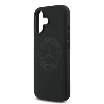 Apple iPhone 17 Kılıf Mercedes Benz Orjinal Lisanslı M-safe Şarj Özellikli Hakiki Deri Nostaljik Yıldız Dizayn Kapak - 8