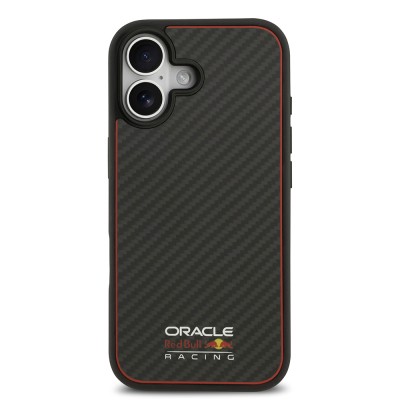 Apple iPhone 17 Kılıf Redbull Orjinal Lisanslı M-safe Şarj Özellikli Karbon Fiber Parlayan Logolu Kapak - 4