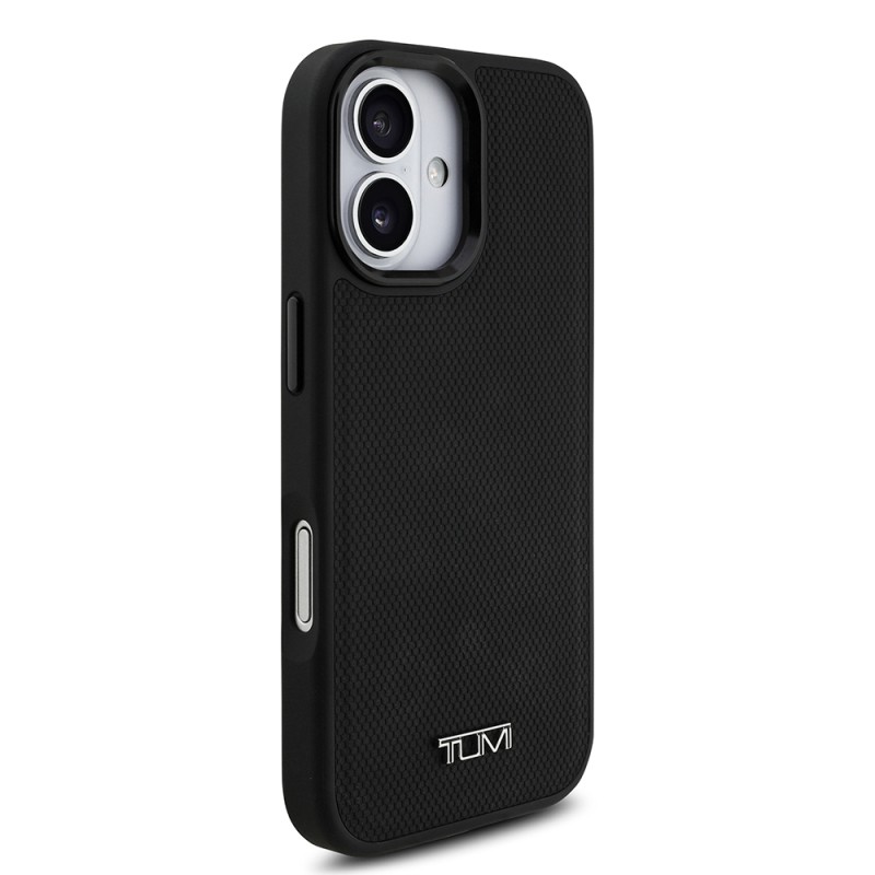Apple iPhone 17 Kılıf TUMI M-safe Şarj Özellikli Deri Noktalı Dizayn Kapak - 5