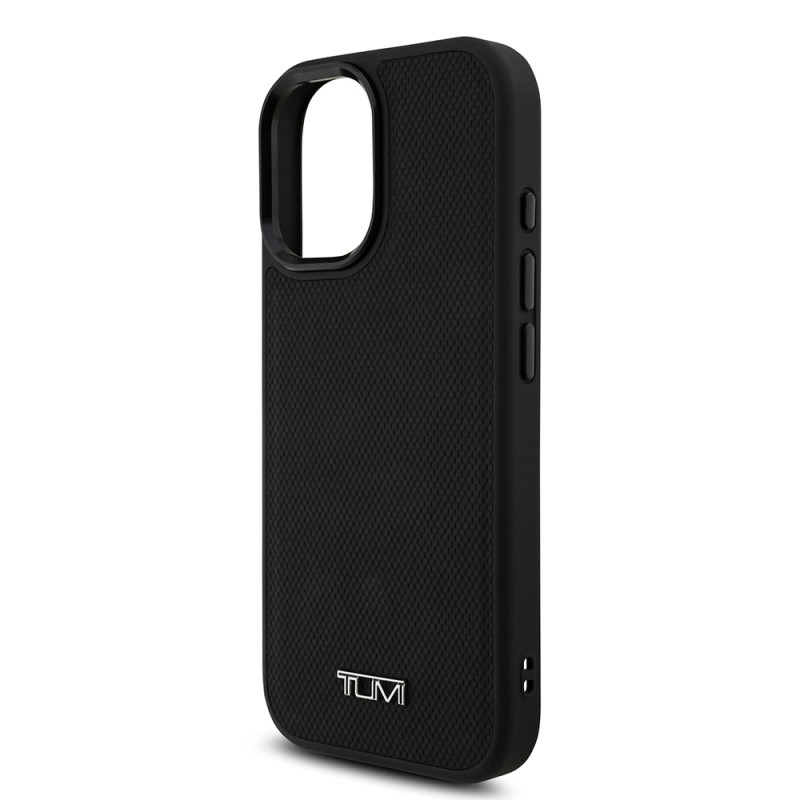 Apple iPhone 17 Kılıf TUMI M-safe Şarj Özellikli Deri Noktalı Dizayn Kapak - 7