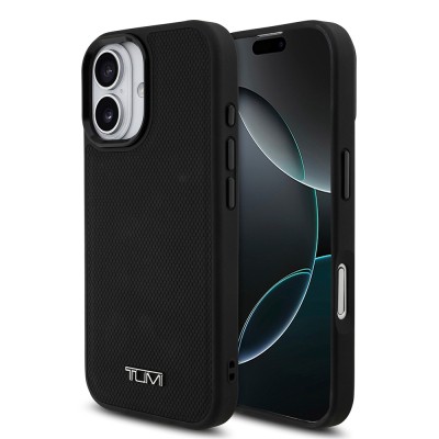 Apple iPhone 17 Kılıf TUMI M-safe Şarj Özellikli Deri Noktalı Dizayn Kapak - 2