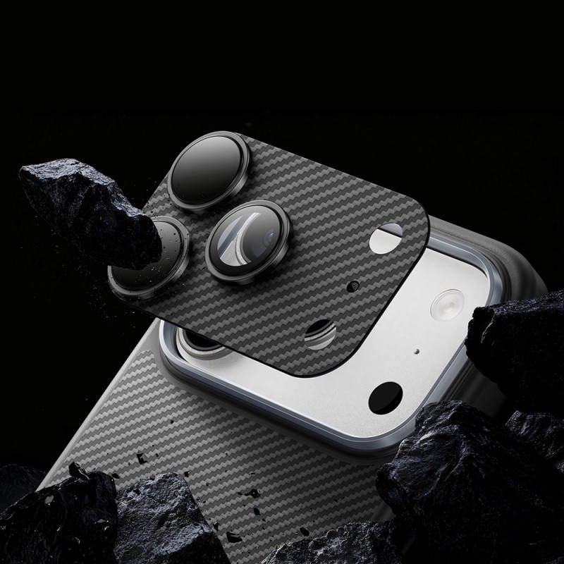 Apple iPhone 17 Pro Benks ArmorWarrior Serisi 600D Kevlar Kamera Lens Koruyucu - 10