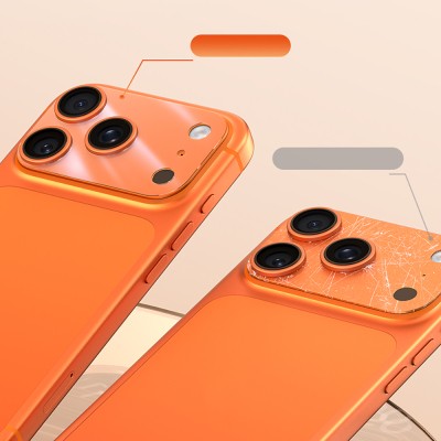 Apple iPhone 17 Pro Benks Scratch-Resistant 0.35mm Matte Full Lens Camera Protector - 3