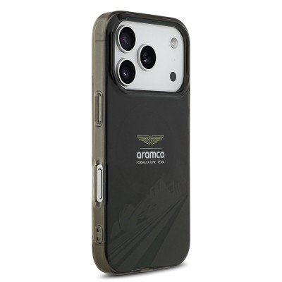 Apple iPhone 17 Pro Case Aston Martin Original Licensed M-Safe Charging Feature IML Print Logo Formula Design Cover - 4