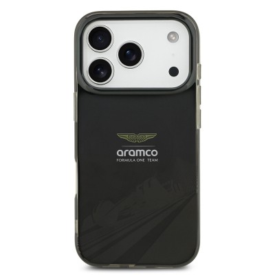 Apple iPhone 17 Pro Case Aston Martin Original Licensed M-Safe Charging Feature IML Print Logo Formula Design Cover - 3