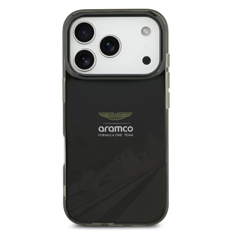 Apple iPhone 17 Pro Case Aston Martin Original Licensed M-Safe Charging Feature IML Print Logo Formula Design Cover - 3