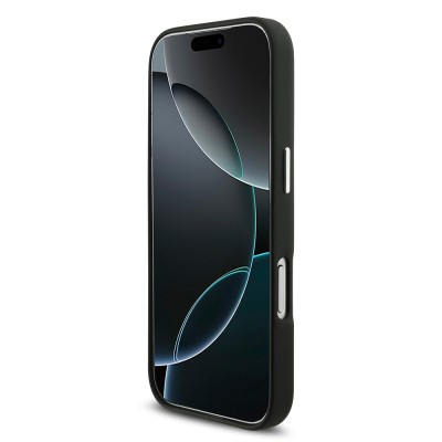 Apple iPhone 17 Pro Case Aston Martin Original Licensed M-Safe Charging Feature Metal Logo PU Leather Cover - 6