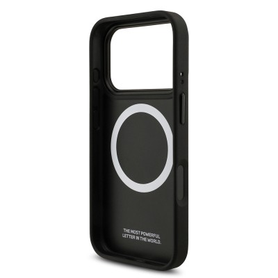 Apple iPhone 17 Pro Case BMW Original Licensed M-safe Charging Feature Carbon Fiber Metal Logo Cover - 8
