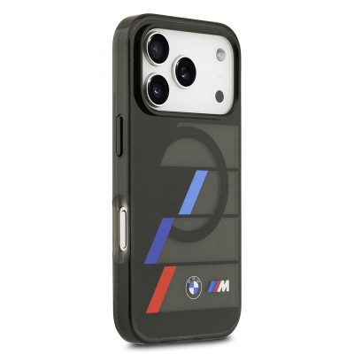 Apple iPhone 17 Pro Case BMW Original Licensed M-Safe Charging Feature IML Printed Three Color M Design Cover - 5